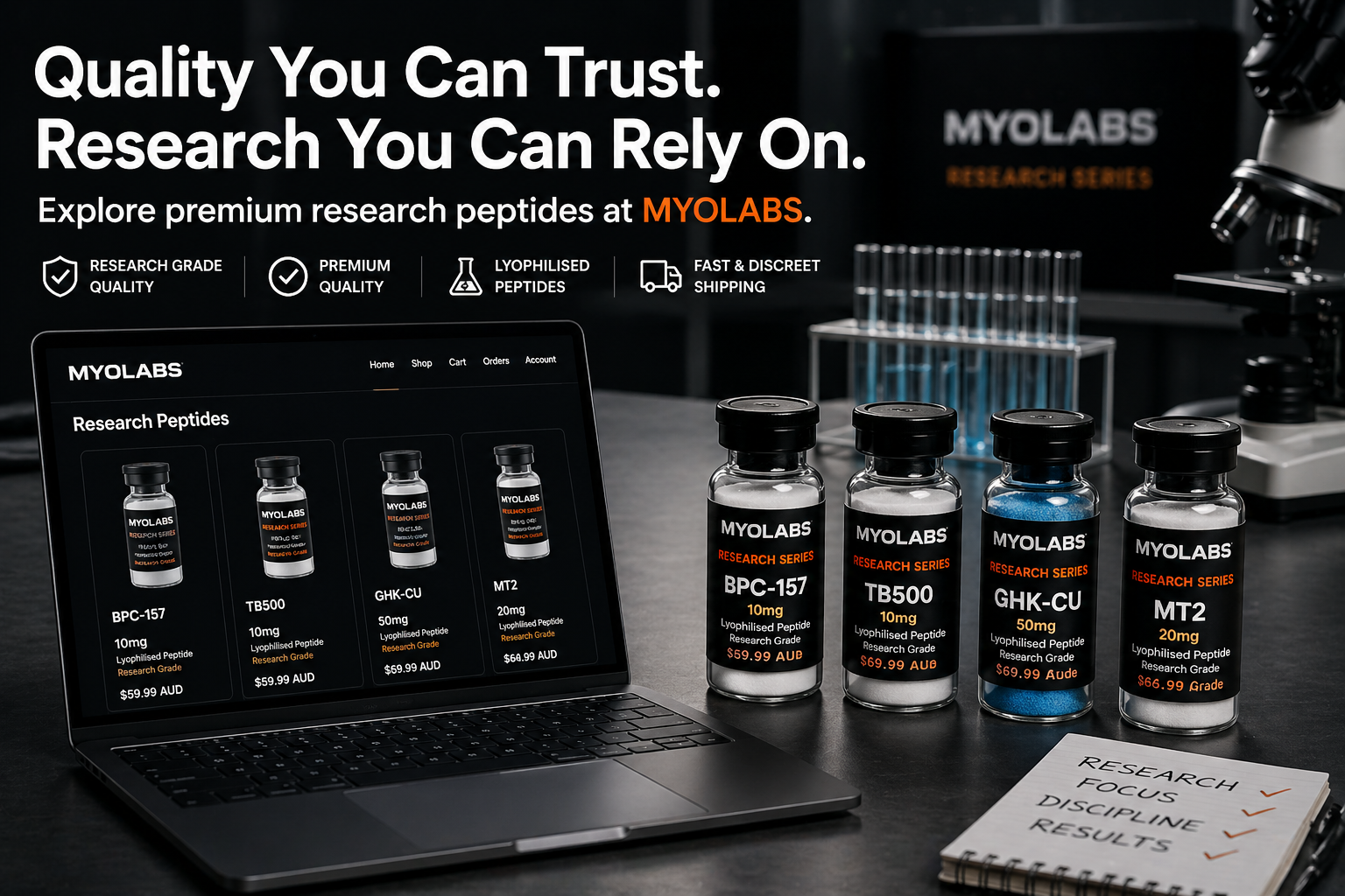 How the MYOLABS Research Peptides Page Helps You Find Premium Compounds Faster